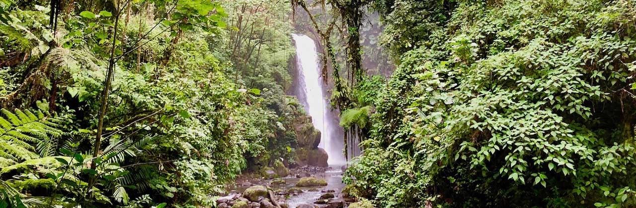 La Paz Waterfall Gardens in Costa Rica. 