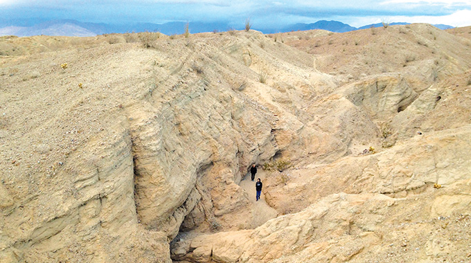 The Slot, a canyon in Anza-Borrego State Park
