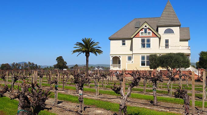 A landmark Victorian house sits amid Concannon's vineyards